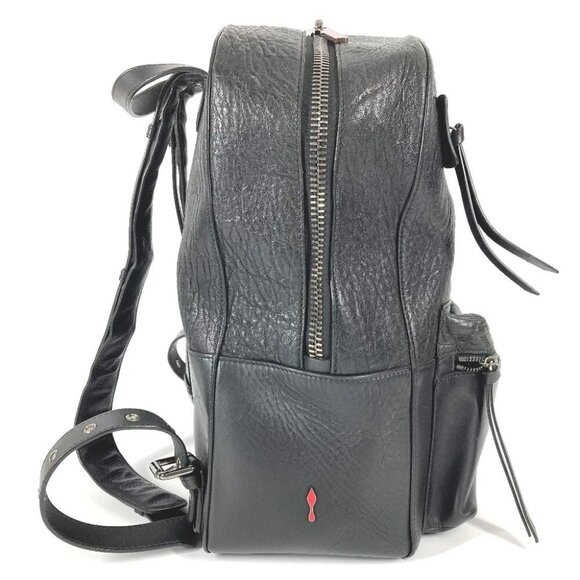 Christian Louboutin logo backpack bag Backpack Leather Black/Red main image 12